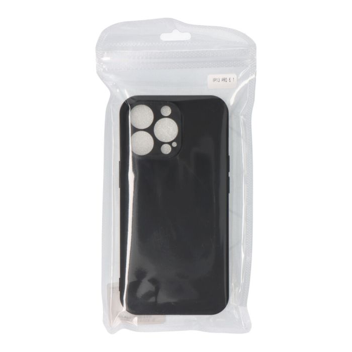 Carcasa negra de plástico soft touch para iphone 13 pro 2