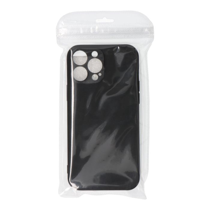 Carcasa negra de plástico soft touch para iphone 13 pro max 2