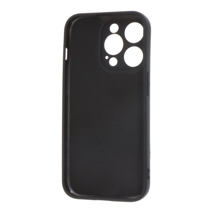 Carcasa negra de plástico soft touch para iphone 14 pro 1