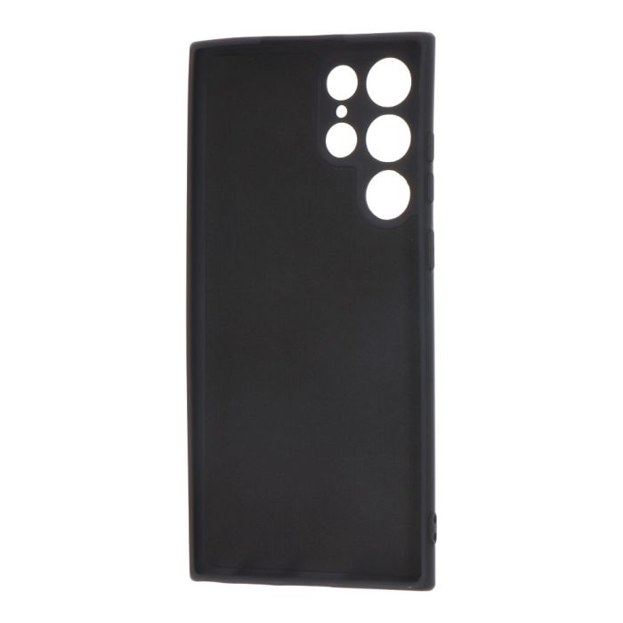Carcasa negra de plástico soft touch para samsung s22 ultra 1