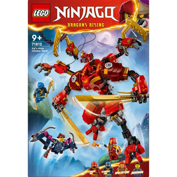 LEGO 71812 NINJAGO Robot Escalador Ninja de Kai, Set de Aventura para Niños 10 LEGO 71812 NINJAGO Robot Escalador Ninja de Kai, Set de Aventura para Niños 10
