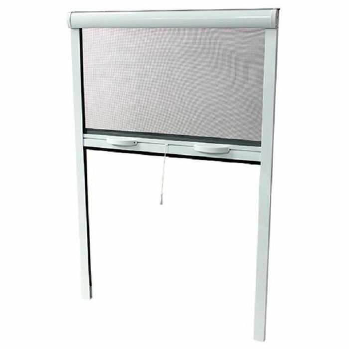 Stor Insect PSIA1214 Mosquitera para Ventana, 125 x 145 cm, Aluminio Lacado Blanco, Ajustable en Ancho y Altura 3