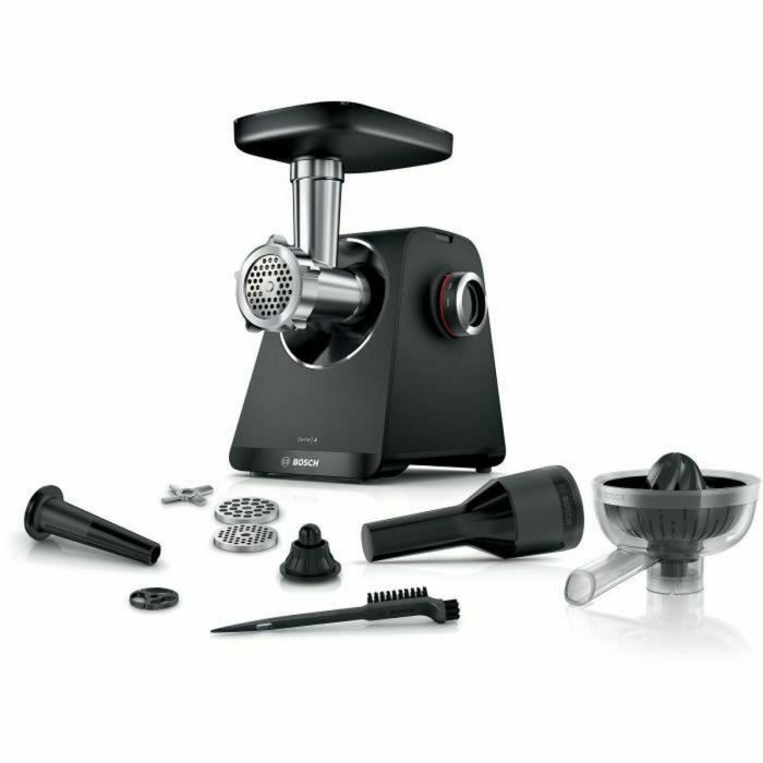 Bosch MFWS430B Picadora de Carne Serie 4, 3 Rejillas de Trituración, Marcha Atrás, Negra 0 Bosch MFWS430B Picadora de Carne Serie 4, 3 Rejillas de Trituración, Marcha Atrás, Negra 0