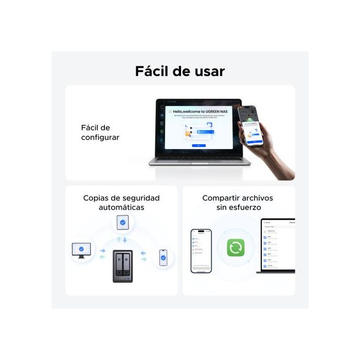 Ugreen Nasync Dxp2800 Nas System 2-Bay Compacto Intel® N N100 8 Gb Ddr5 0 Tb Ugos Pro Negro 4 Ugreen Nasync Dxp2800 Nas System 2-Bay Compacto Intel® N N100 8 Gb Ddr5 0 Tb Ugos Pro Negro 4