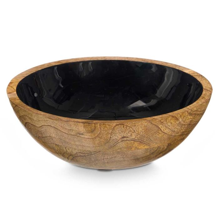 Plato Hondo 20 Cm Madera Mango Negro Giftdecor (12 Unidades) 1 Plato Hondo 20 Cm Madera Mango Negro Giftdecor (12 Unidades) 1