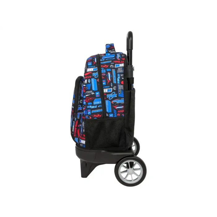 Safta Mochila Grande con Ruedas Compact Evolution Extraible Hot Wheels 450x330x220 mm 2