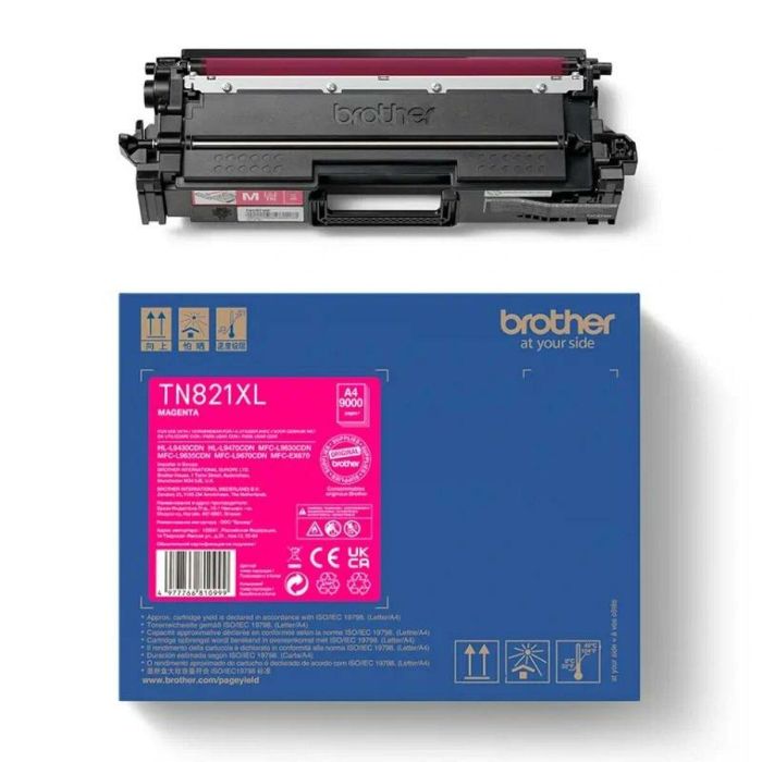 Tóner Brother TN821XLM Magenta 1 Tóner Brother TN821XLM Magenta 1