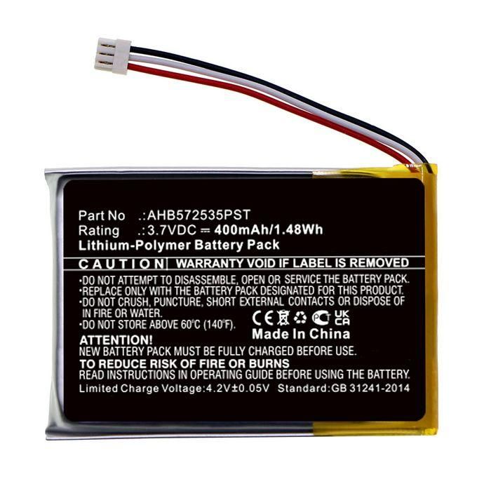 CoreParts 1.48Wh Li-Pol 3.7V 400mAh Black for Jabra Wireless Headset Evolve 75 CoreParts 1.48Wh Li-Pol 3.7V 400mAh Black for Jabra Wireless Headset Evolve 75