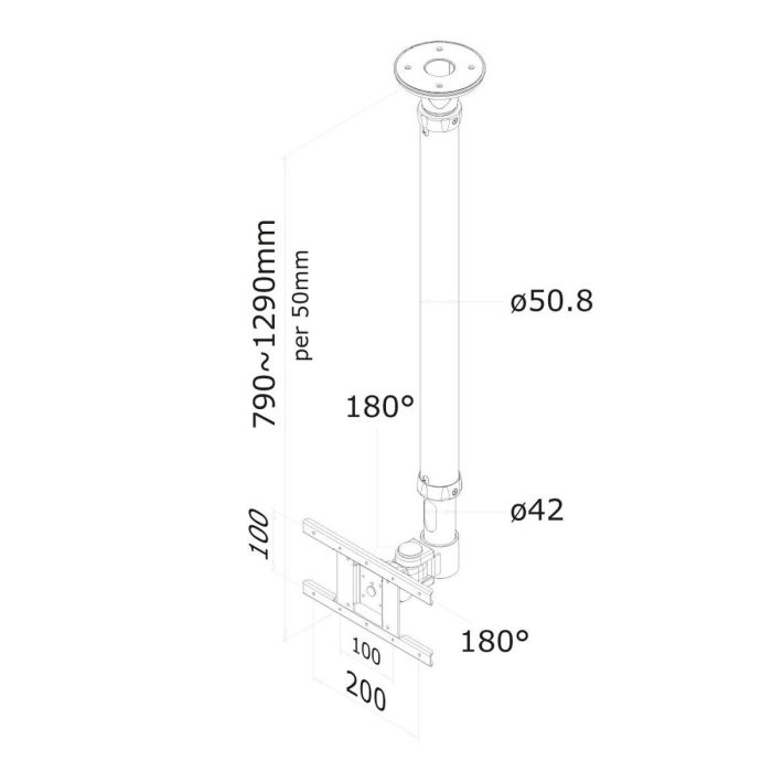 Soporte TV Neomounts FPMA-C100WHITE 10" 30" 12 kg Soporte TV Neomounts FPMA-C100WHITE 10" 30" 12 kg