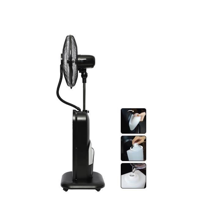 OCEANIC Ventilador de Pie 3 en 1, Potencia 95W, Ionizador de Aire, Ø40cm, con Mando a Distancia, Pantalla LED y Temporizador de 8h 3 OCEANIC Ventilador de Pie 3 en 1, Potencia 95W, Ionizador de Aire, Ø40cm, con Mando a Distancia, Pantalla LED y Temporizador de 8h 3