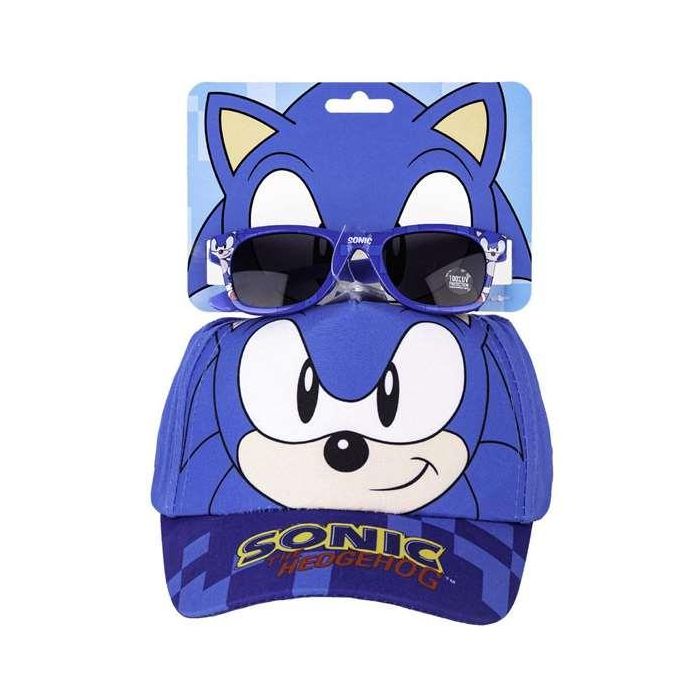 Cerdá Gorra y Gafas de Sol Sonic para Niños - Set Azul, Talla Gorra 53 cm, Edad Recomendada 3 a 8 Años Cerdá Gorra y Gafas de Sol Sonic para Niños - Set Azul, Talla Gorra 53 cm, Edad Recomendada 3 a 8 Años