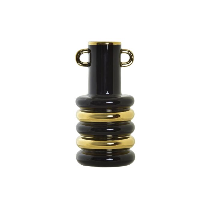 Jarron Moderno DKD Home Decor Bicolor Dorado 15 x 29 x 15 cm Jarron Moderno DKD Home Decor Bicolor Dorado 15 x 29 x 15 cm