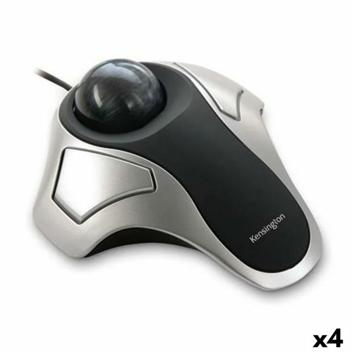 Ratón Kensington TRACKBALL ORBIT Negro Gris (4 Unidades) 0 Ratón Kensington TRACKBALL ORBIT Negro Gris (4 Unidades) 0