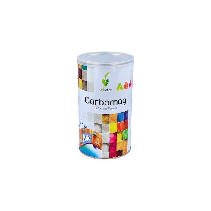 NOVADIET Carbomag Carbonato de Magnesio 150g para Funcionamiento Digestivo