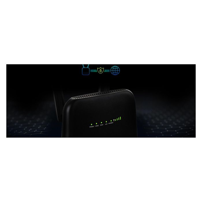 D-Link DWR-960 LTE/UMTS Mobile Hotspot Wi-Fi 5 (802.11ac) Doble Banda 2.4 GHz / 5 GHz Enrutador Portátil Negro