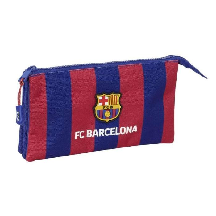 Bolso Escolar Portatodo Safta Triple F.C. Barcelona 120x220x30 mm Bolso Escolar Portatodo Safta Triple F.C. Barcelona 120x220x30 mm