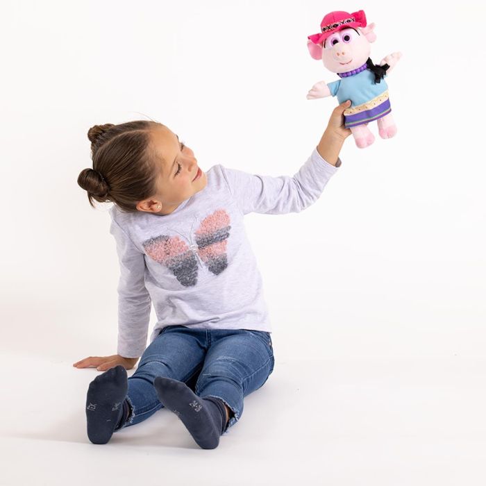Bandai Ar80007 Peluche Interactivo Musical Sr. Pancha La Chancha La Granja de Zenón Canta Canciones en Español +2 años 4