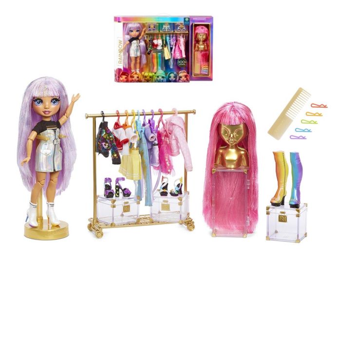 Estudio fashion rainbow high ¡con más de 300 looks! incluye una muñeca exclusiva. 22 cm