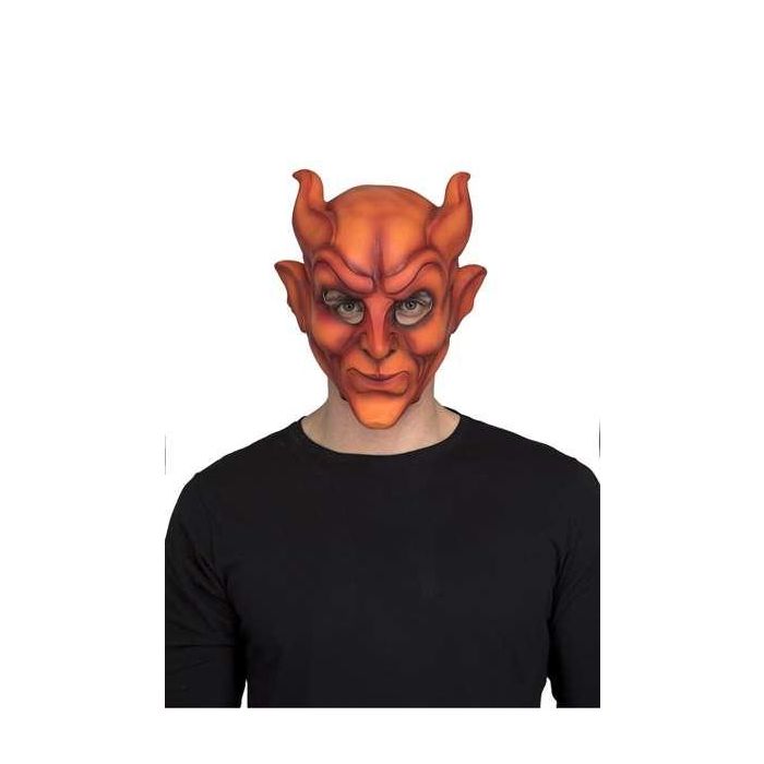 Full devil latex mask one size Full devil latex mask one size