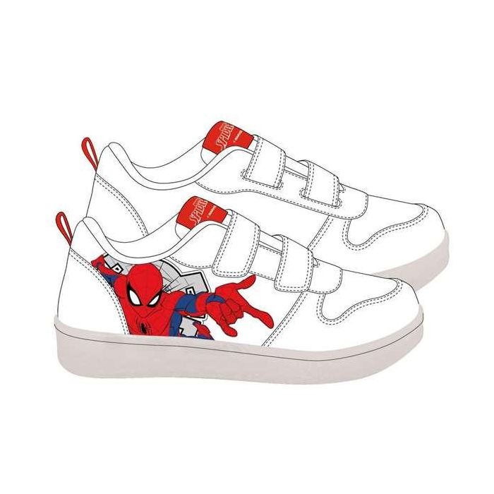 Cerdá T029 Spiderman Deportiva Escolar PVC Suela Blanca para Niños Talla 29