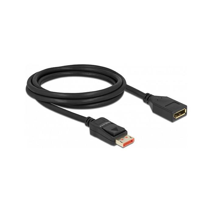 DeLOCK Cable Extensor/ Alargador DisplayPort Macho a Hembra, 2 m, Versión 1.4, 8K @ 60 Hz, Resolución 7680 x 4320, 32.4 Gbit/s, 3 Capas de Blindaje 0 DeLOCK Cable Extensor/ Alargador DisplayPort Macho a Hembra, 2 m, Versión 1.4, 8K @ 60 Hz, Resolución 7680 x 4320, 32.4 Gbit/s, 3 Capas de Blindaje 0