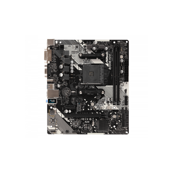 Asrock B450M-HDV R4.0 Zócalo AM4 Micro ATX AMD B450 1 Asrock B450M-HDV R4.0 Zócalo AM4 Micro ATX AMD B450 1