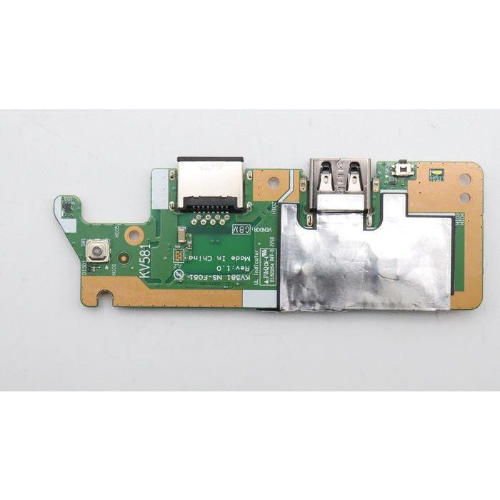 Lenovo I/O interface printed circuit board designed for Lenovo V15 G4 AMN (82YU) laptops, facilitating input/output operations. 2 Lenovo I/O interface printed circuit board designed for Lenovo V15 G4 AMN (82YU) laptops, facilitating input/output operations. 2