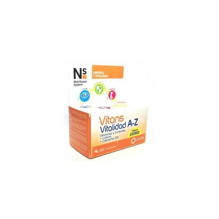 Ns Vitans Vitalidad A-Z 100 Comp Ns Vitans Vitalidad A-Z 100 Comp