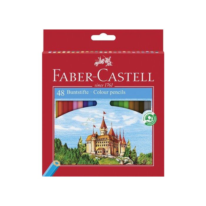 Lapices De Colores Faber-Castell Estuche De 48