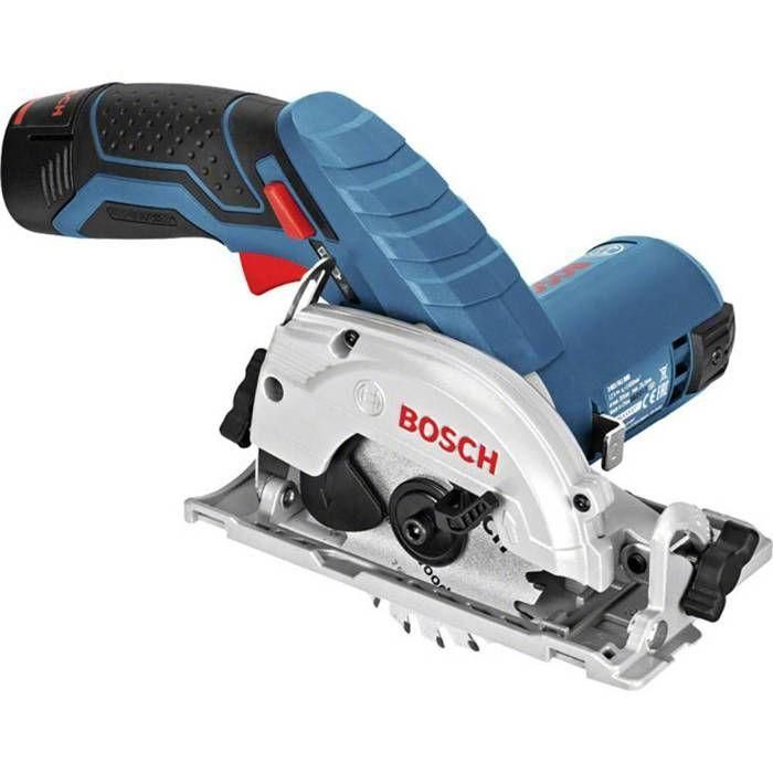 Bosch Professional GKS 12V-26 Sierra Circular Profesional Compacta y Maniobrable para Madera, 1,4 kg, Indicador Carga, Solo Box
