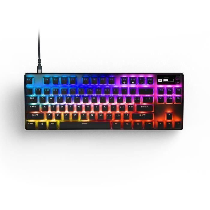 Teclado mecánico gaming - STEELSERIES - APEX PRO TKL (2023) - Sin teclado numérico - Alámbrico - Con interruptores ajustables - Negro 2