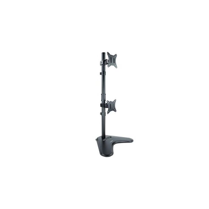 TooQ DB1703TNV-B Soporte de Sobremesa para 2 Monitores 17-32" Giratorio Inclinable VESA 75/100, 9kg/brazo, Negro con Soporte Teléfono 0 TooQ DB1703TNV-B Soporte de Sobremesa para 2 Monitores 17-32" Giratorio Inclinable VESA 75/100, 9kg/brazo, Negro con Soporte Teléfono 0