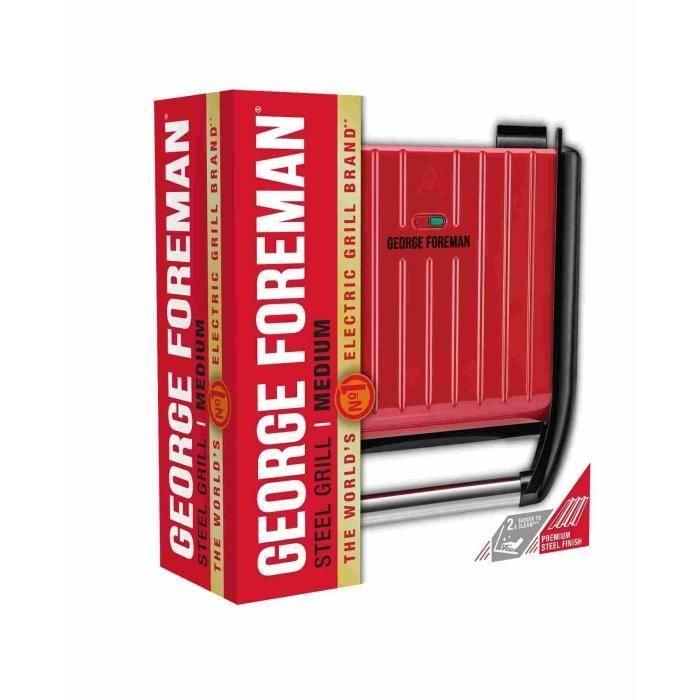 GEORGE FOREMAN Grill Family 25040-56 - 1650 W - Rojo 1