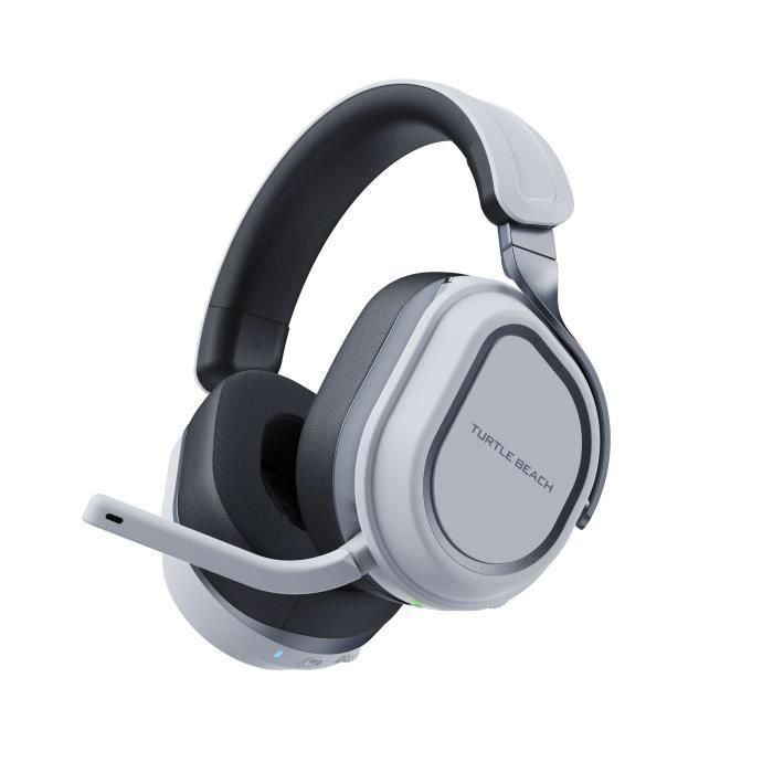 Auriculares inalámbricos para juegos - Turtle Beach Stealth 700P (Gen3) - Blanco - PS5, PS4, PC, móvil, 60mm, Bluetooth, 80h