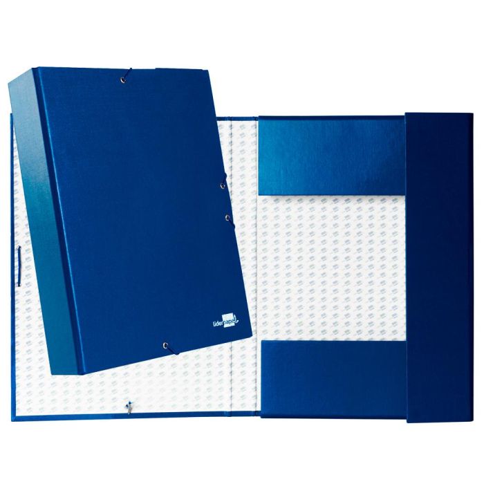 Carpeta Proyectos Liderpapel Folio Lomo 70 mm Carton Forradoazul 1