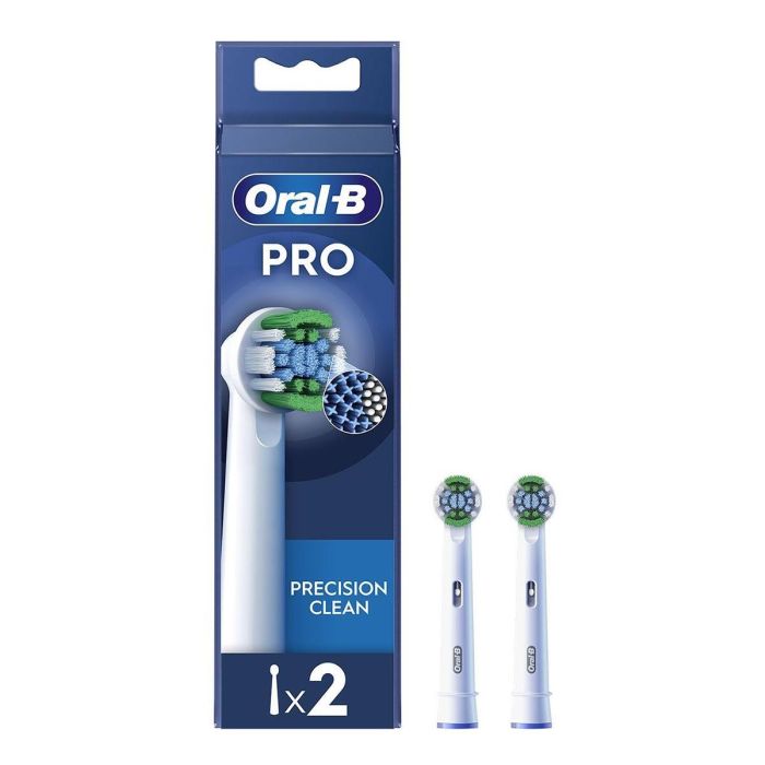 Oral-B PRO PRECISION CLEAN Cabezales para Cepillo Eléctrico - Elimina 100% más Placa, 2 Unidades