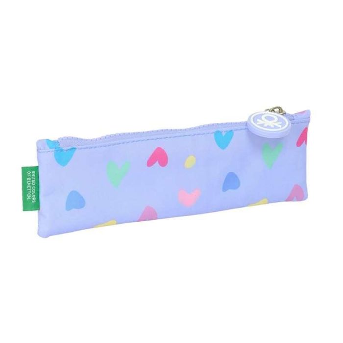 Bolso Escolar Portatodo Safta Estrecho Benetton Lila 60x200x10 mm 1 Bolso Escolar Portatodo Safta Estrecho Benetton Lila 60x200x10 mm 1