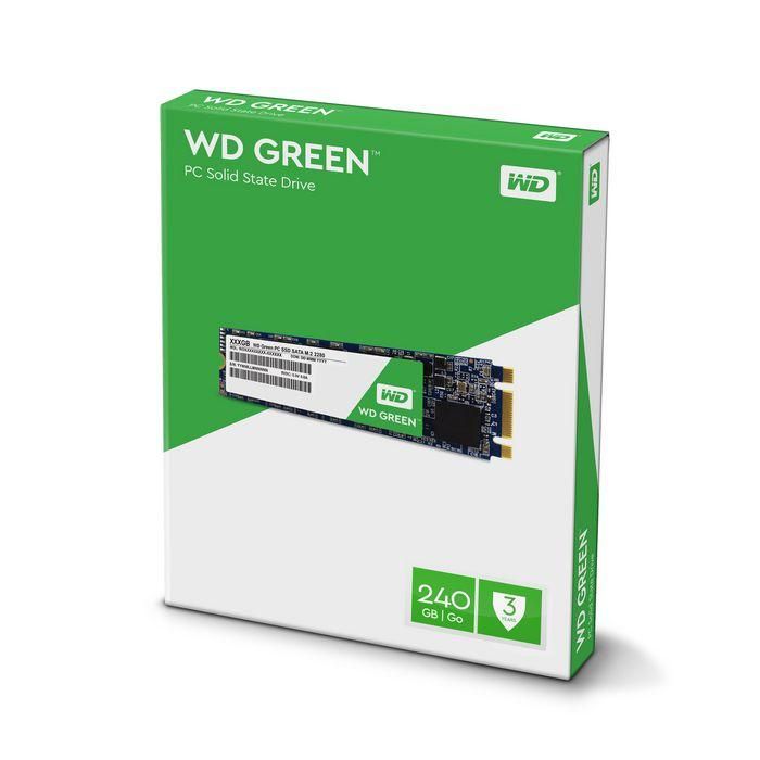 Western Digital 240GB, M.2, SATA 6Gb/s, 540/465 MB/s 3 Western Digital 240GB, M.2, SATA 6Gb/s, 540/465 MB/s 3