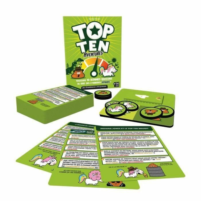 Juego de Mesa Asmodee Top Ten Adventures 10 Juego de Mesa Asmodee Top Ten Adventures 10