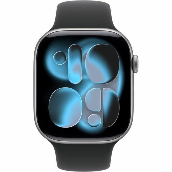 Apple Watch S11 Cellular 46mm Aluminio Gris Espacial con Correa Deportiva Negra M/L 5