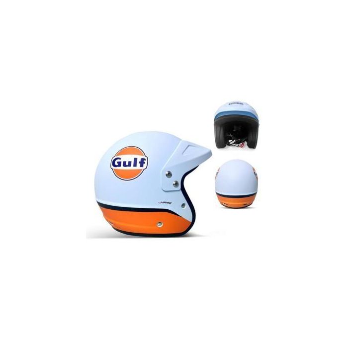 Sparco S003379GUCE3L Casco de Moto J-Pro ECE06 Gulf Celeste Talla L