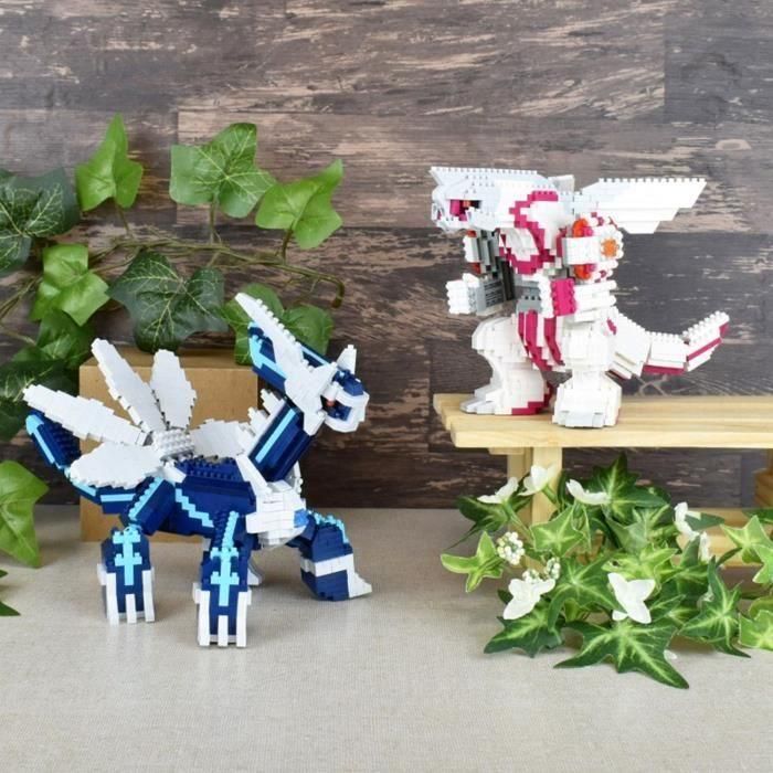 Figura de ladrillo - BANDAI - NANOBLOCK - Pokémon - Palkia - 1050 piezas 2 Figura de ladrillo - BANDAI - NANOBLOCK - Pokémon - Palkia - 1050 piezas 2