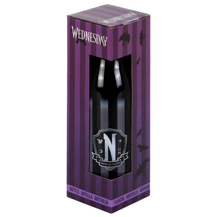 Wednesday Miércoles Botella Reutilizable de Aluminio 0,75 L Negro 3 Wednesday Miércoles Botella Reutilizable de Aluminio 0,75 L Negro 3