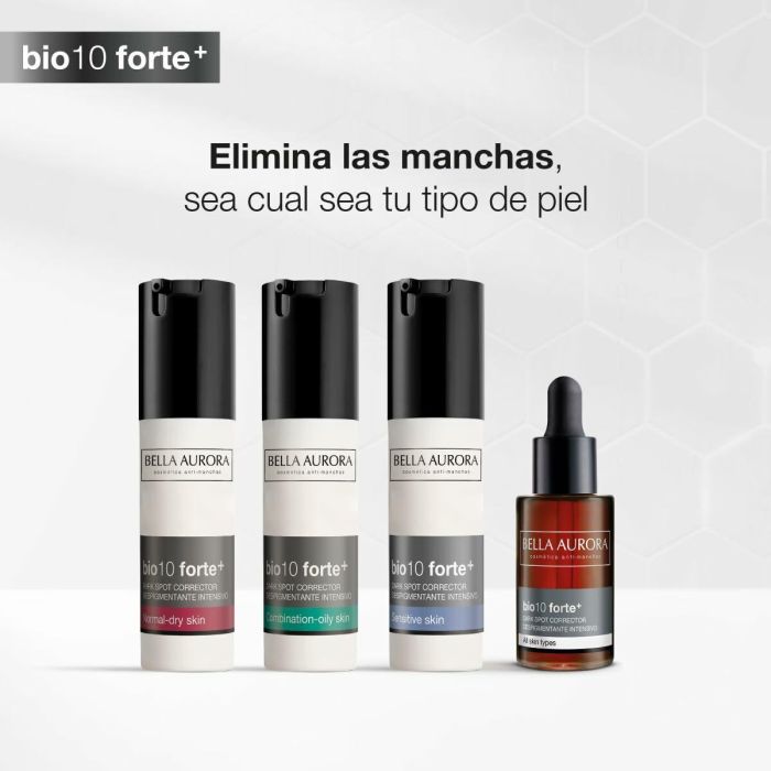 Bella Aurora BIO10 FORTE+ serum despigmentante para piel mixta-grasa 30 ml. Reduce manchas y poros, matificante 1 Bella Aurora BIO10 FORTE+ serum despigmentante para piel mixta-grasa 30 ml. Reduce manchas y poros, matificante 1