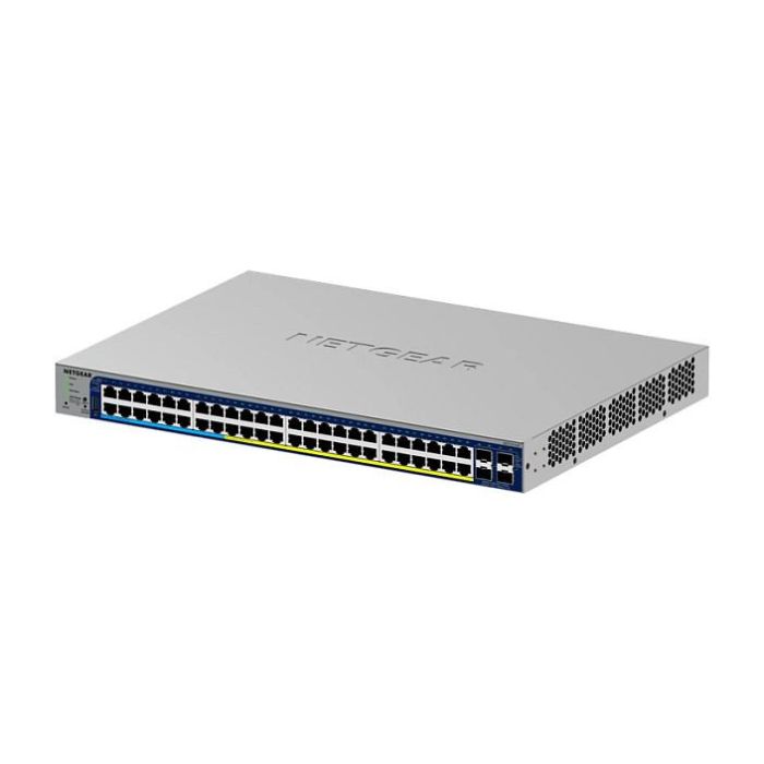NETGEAR GS752TXUP Switch Inteligente PoE Gestionado 52 Puertos Gigabit Ethernet 48 PoE+ 16 PoE++ 640W Montaje en Rack 1U 2