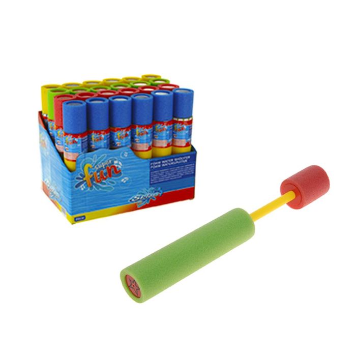 Water Fun Pistola de Agua de Espuma Ø5x26cm Juguete para Verano con Alcance 10m Colores Surtidos 1 Water Fun Pistola de Agua de Espuma Ø5x26cm Juguete para Verano con Alcance 10m Colores Surtidos 1