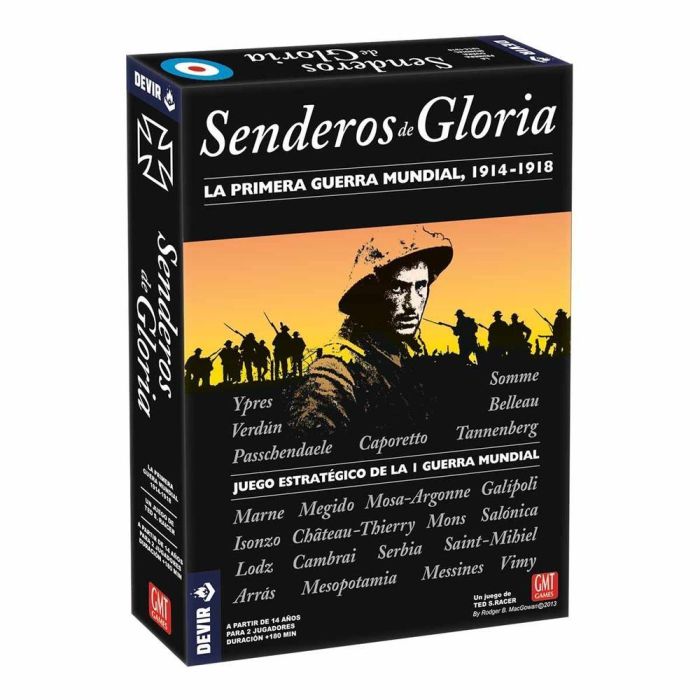 Devir Juego de Mesa Senderos de Gloria - Estrategia Primera Guerra Mundial para 2 Jugadores 0 Devir Juego de Mesa Senderos de Gloria - Estrategia Primera Guerra Mundial para 2 Jugadores 0