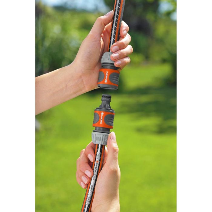 Gardena Manguito de unión rápida 3/4" a 1/2", polipropileno, anti UV, anti algas, protección contra heladas 2 Gardena Manguito de unión rápida 3/4" a 1/2", polipropileno, anti UV, anti algas, protección contra heladas 2