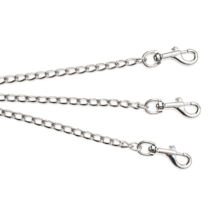 Gloria Acople Cadena para 3 Perros - 2 mm x 25 cm en Acero Cromado 7