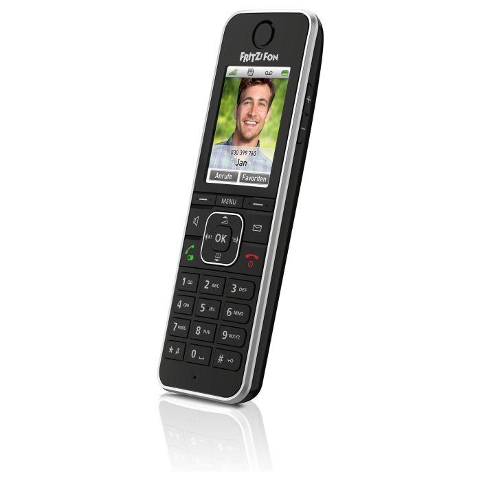 AVM FRITZ! Fon C6 Teléfono DECT Inalámbrico Negro 3